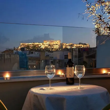 Old Athens Style 1Bdr With Acropolis View Rooftop! Dış mekan fotoğraf
